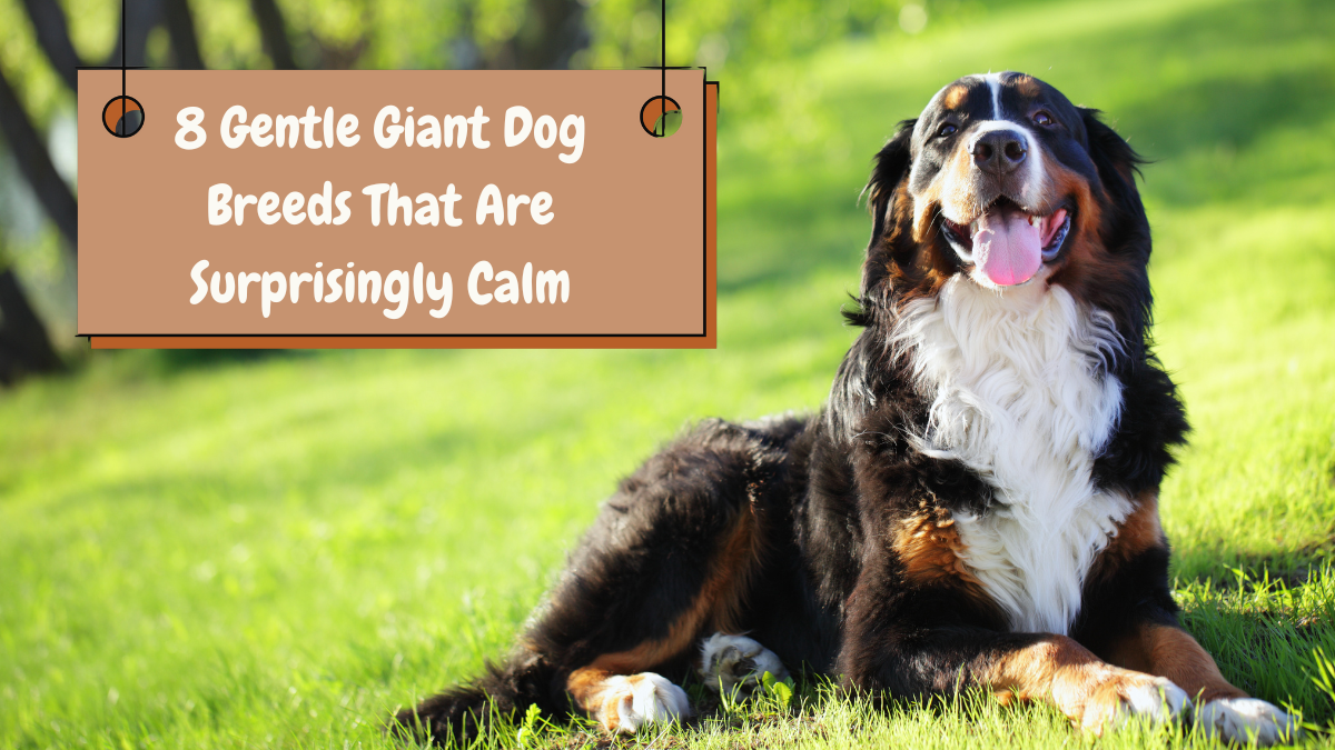 8 Gentle Giant Dog Breeds That Are Surprisingly Calm